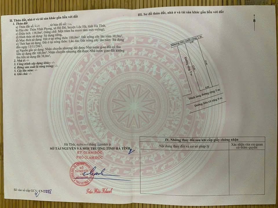 Đất nền lô góc mặt đường Liên Xã Hộ Độ 138m² giá 2 tỷ - Tiềm năng kinh doanh tuyệt vời!