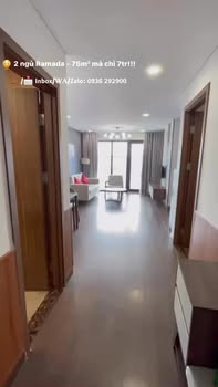 Căn hộ Ramada Hạ Long 75m² giá chỉ 7 triệu - Full đồ, view đẹp!