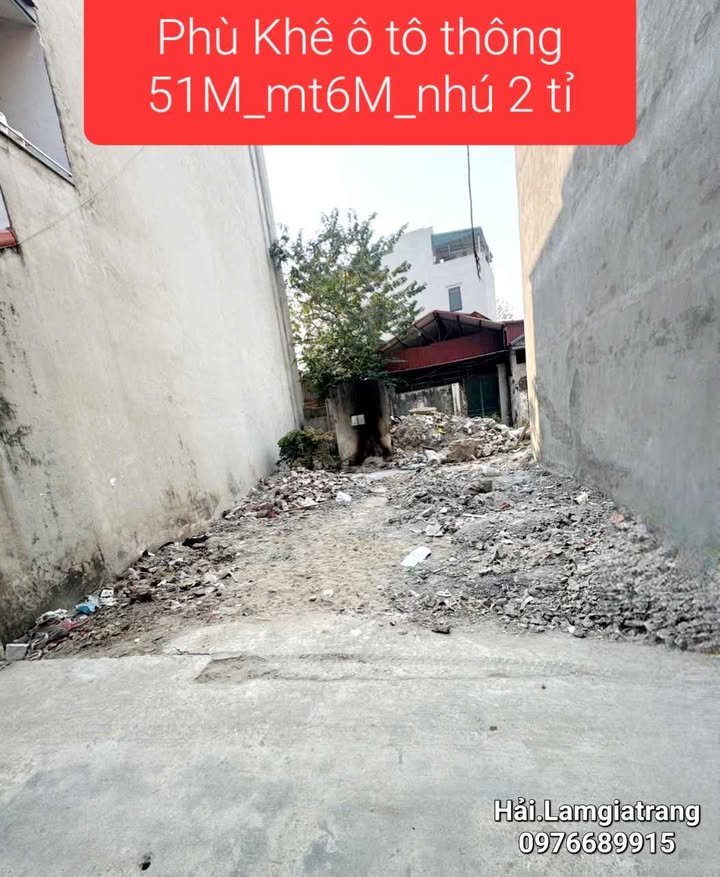 Đất Phù Khê Thượng Từ Sơn 51m² giá 2 tỷ - Ô tô vào tận nơi!