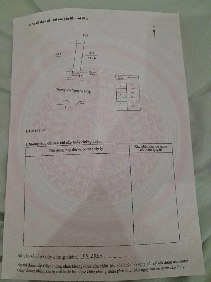 Đất mặt tiền Võ Nguyên Giáp, Sơn Tịnh, 116m² chỉ 2.5 tỷ - Đầu tư sinh lời ngay!