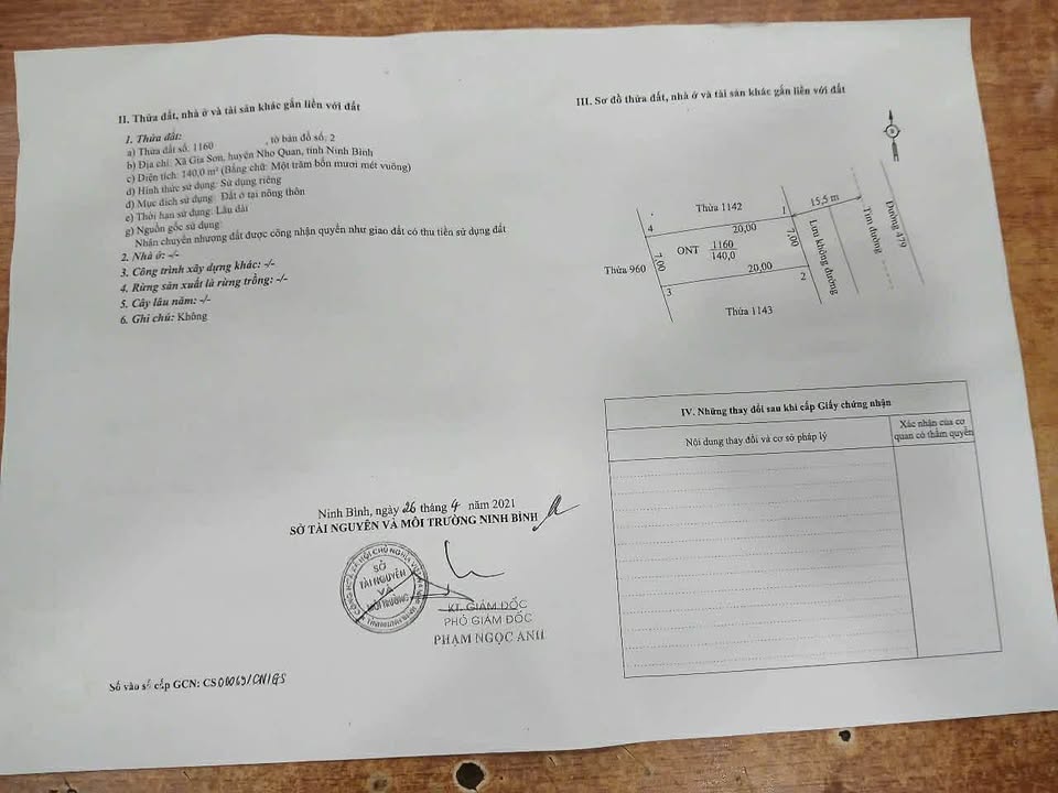 Đất thổ cư mặt tiền đường 479 Gia Lâm 140m² - Phù hợp kinh doanh