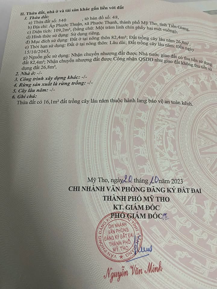 Front House tại Kênh Bà Tư, Tiền Giang 104m² giá 7 tỷ - Mặt tiền hai hướng