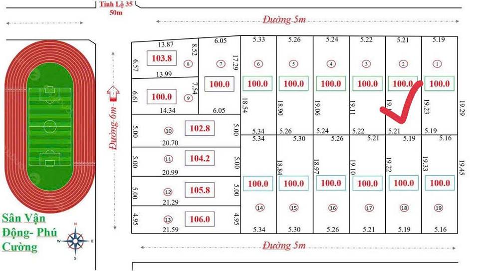 Đất nền Phú Cường, Minh Phú, Sóc Sơn 100m² giá chỉ 30 tỷ - Đầu tư sinh lời ngay!