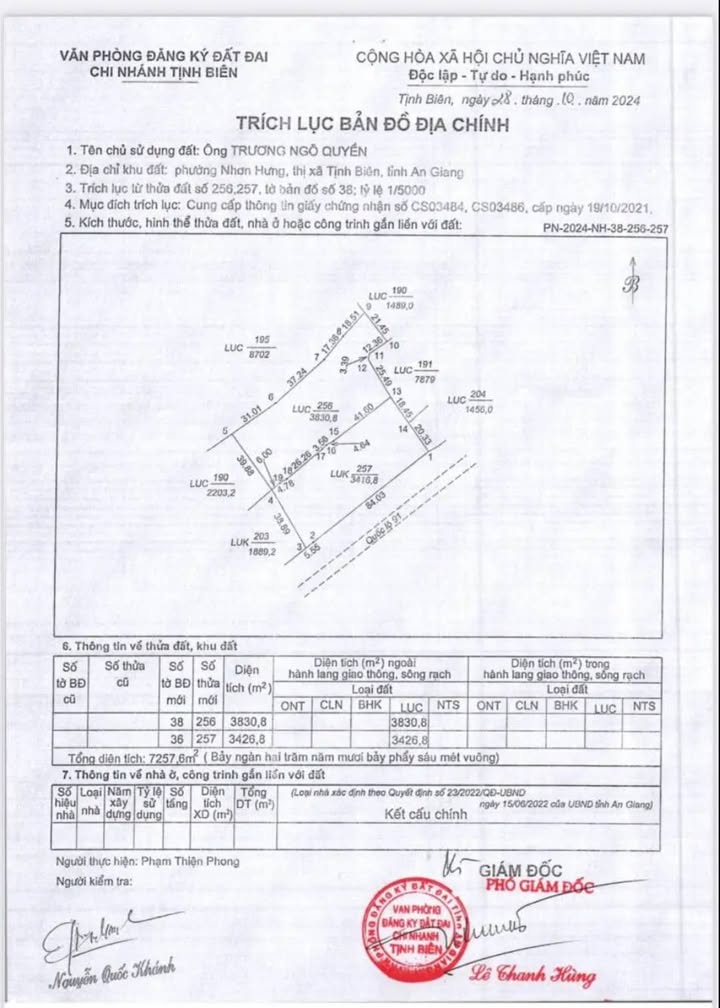 Đất nông nghiệp Chính chủ tại Phường Nhơn Hưng, 7200m² giá 6.2 tỷ - Tiềm năng tăng giá vượt trội!