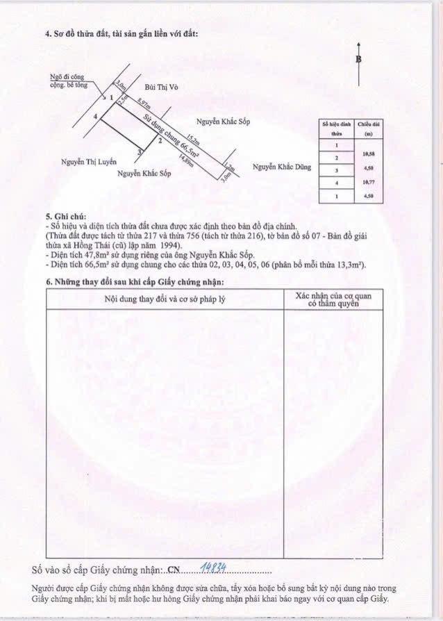 Đất nền góc Xích Thổ Hồng Thái 47.8m² giá 1.25 tỷ - Cơ hội đầu tư hấp dẫn!