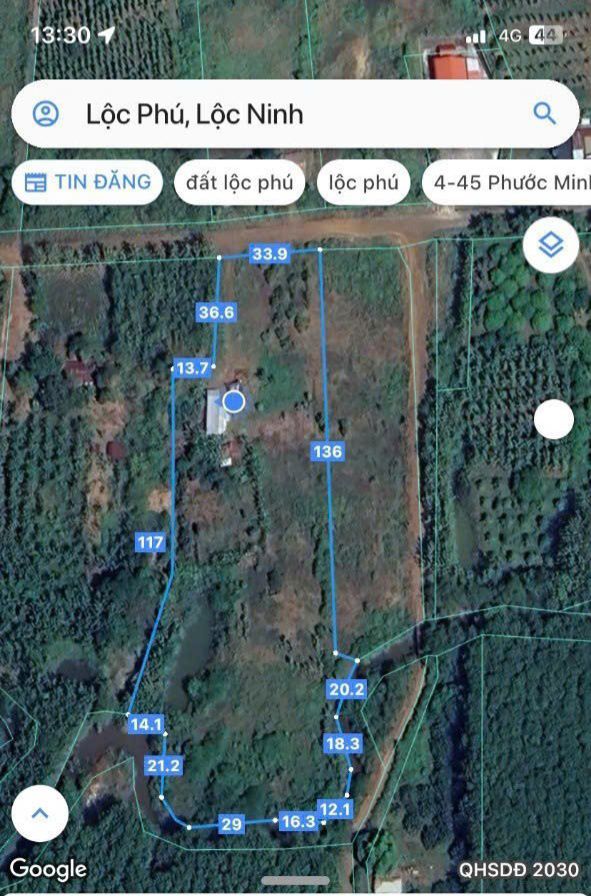 Đất nền Lộc Phú, Lộc Ninh 4400m² giá 1.6 tỷ - Tiềm năng đầu tư vượt trội!