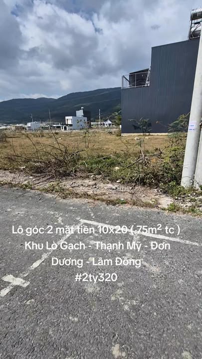 Đất nền lô góc 2 mặt tiền Khu Lò Gạch, Thạnh Mỹ, 200m² giá 2.32 tỷ - Đầu tư sinh lời ngay!