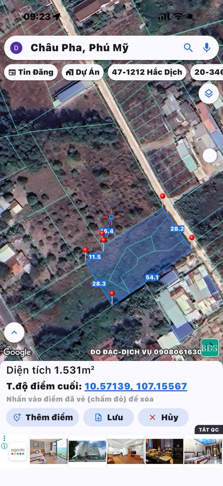 Đất nền Châu Pha 1530m² giá 5.6 tỷ - Phù hợp xây nhà vườn và đầu tư!