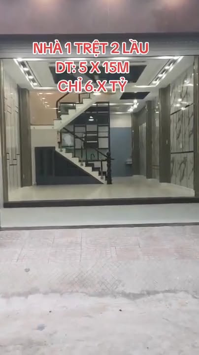 Nhà 1 trệt 2 lầu Bà Điểm 75m² giá 6 tỷ - Khu dân cư đồng bộ!