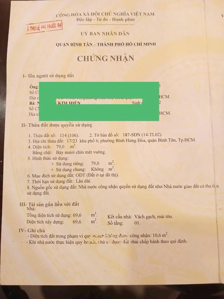 Nhà phố Tân Kỳ Tân Quý, Bình Tân 90m² giá 7.2 tỷ - Cơ hội sở hữu ngay!