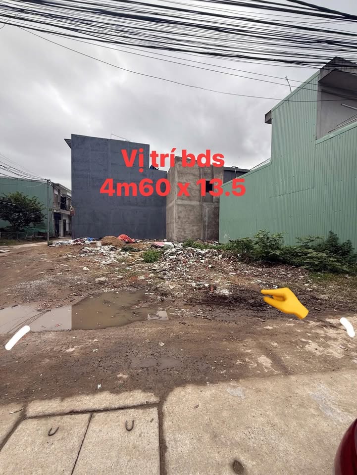 Đất nền Hòa Khánh Đà Nẵng 62m² giá 2.79 tỷ - Hướng Tây Nam, an ninh tốt!