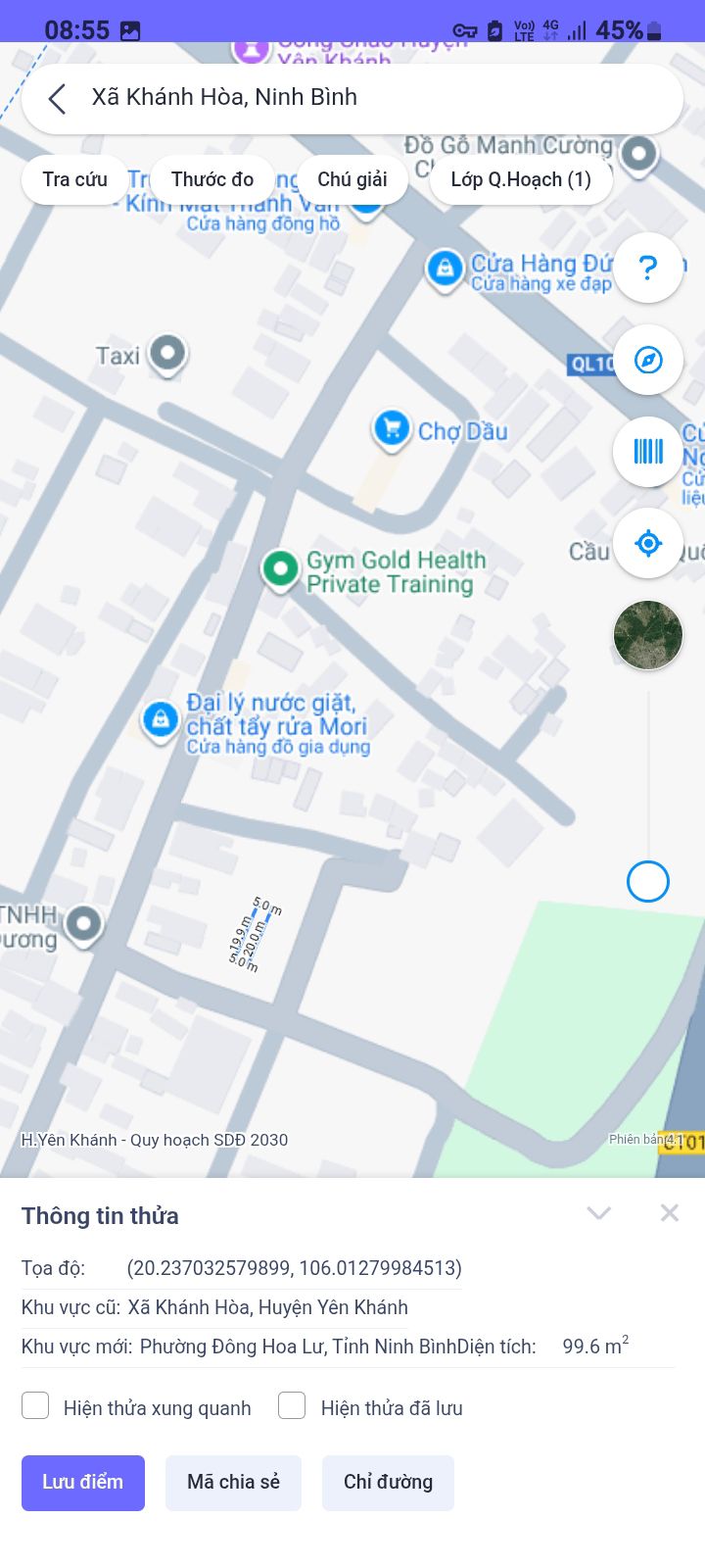 Đất nền Phố Chợ Dầu - Phường Ninh Phúc - 100m² - Đầu tư sinh lời hấp dẫn!