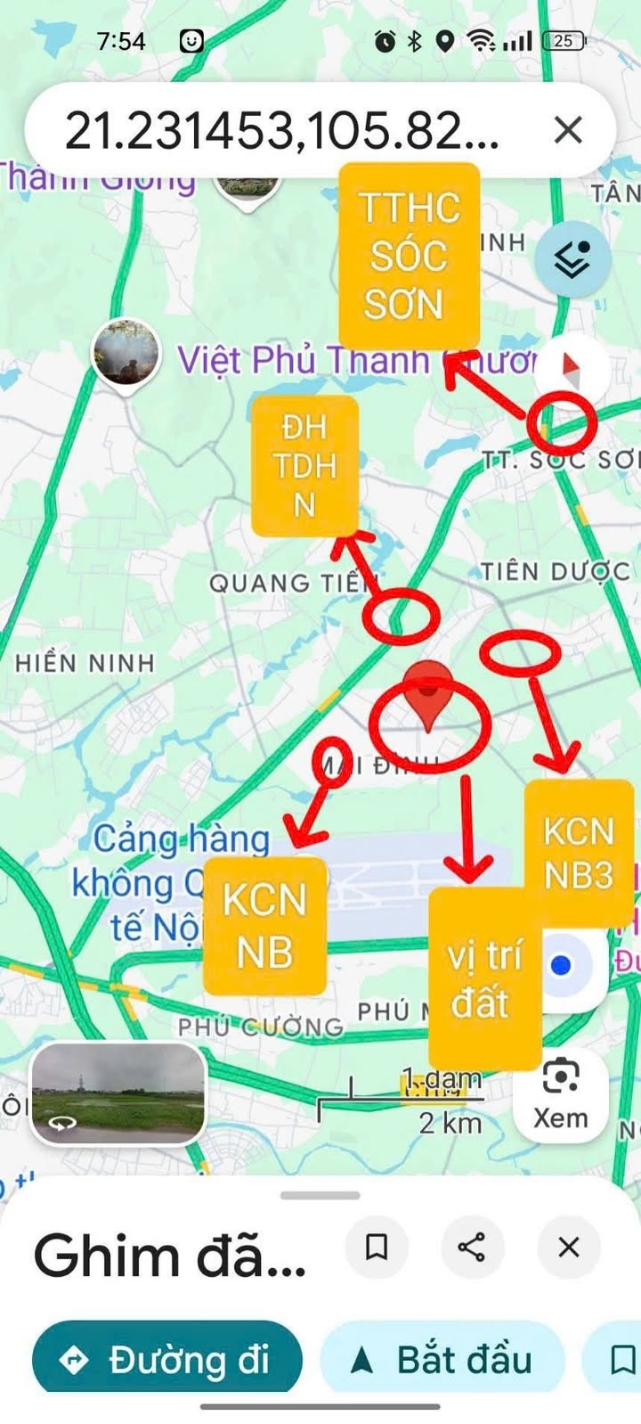 Đất thổ cư Hoàng Dương, Mai Đình, Sóc Sơn 80m² giá 2 tỷ - Đầu tư sinh lời ngay!