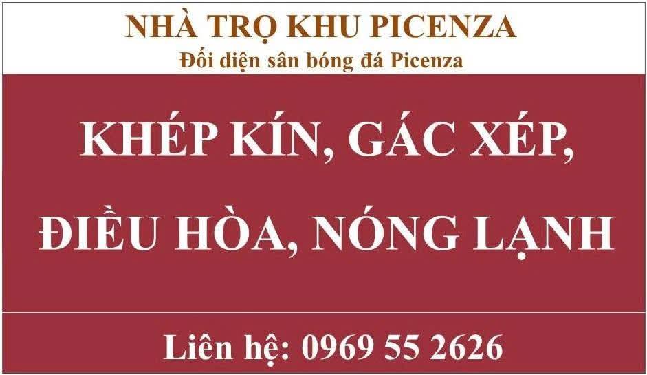 Phòng trọ cho thuê tại khu Picenza 2, Thái Nguyên - Giá 2.2 triệu/tháng, tiện nghi đầy đủ!