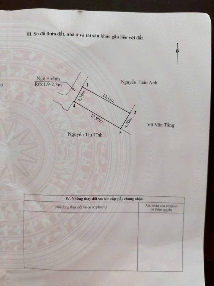 Đất nền Phường Tam Hưng, Thủy Nguyên 63m² giá 4xx triệu - Ô tô vào tận nơi!