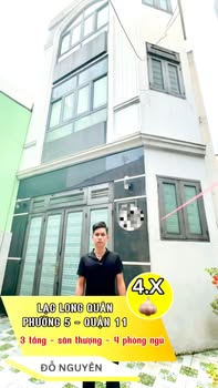 Nhà khu Đầm Sen Quận 11 30m² giá 4 tỷ - Chính chủ bán gấp!