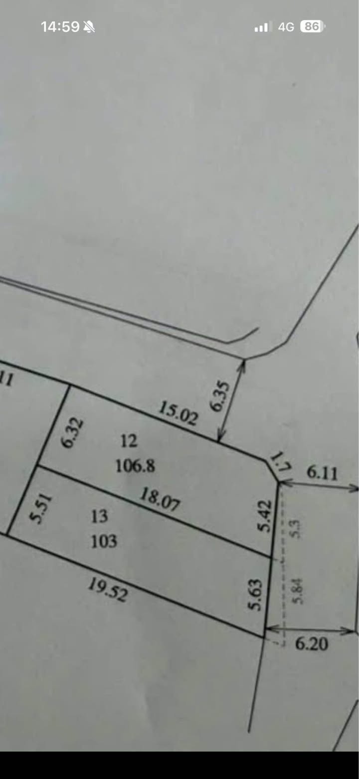 Đất 2 mặt tiền kiệt 55 Vũ Ngọc Phan 106.8m² giá 1.72 tỷ - Sổ đỏ chính chủ