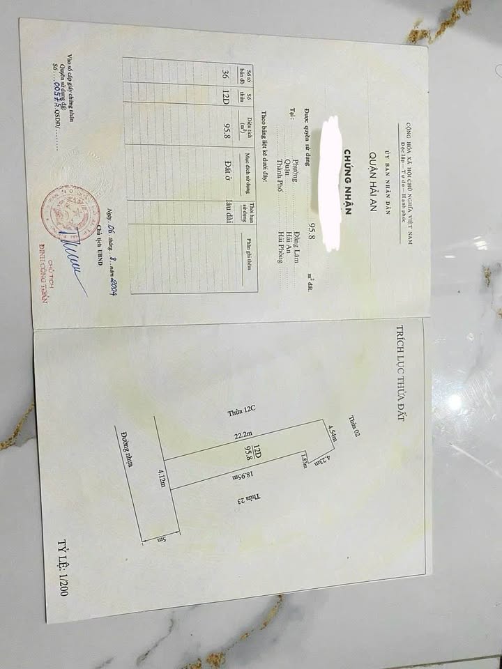 Đất nền mặt đường Nam Trung Hành, Hải An, 95m² giá 6.131 tỷ - Đầu tư sinh lời ngay!