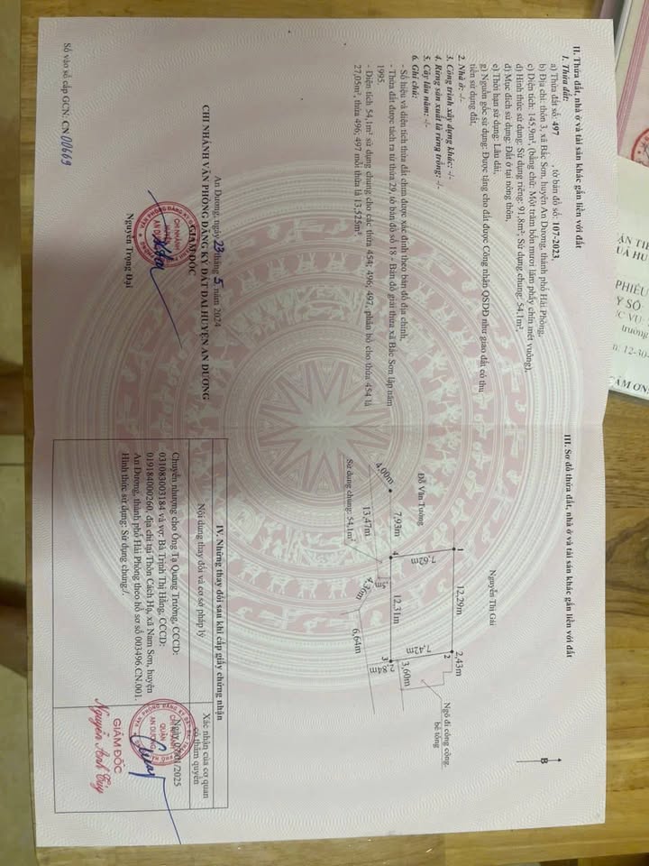 Đất nền lô góc 92m² Bắc Sơn, An Dương giá 2.5 tỷ - Vị trí đắc địa gần khu công nghiệp!