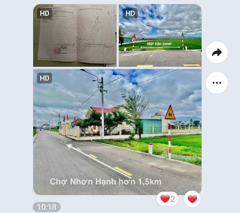 Đất thổ cư 140m² tại Tuy Phước - Mặt tiền đường nhựa lớn chỉ 600 triệu!