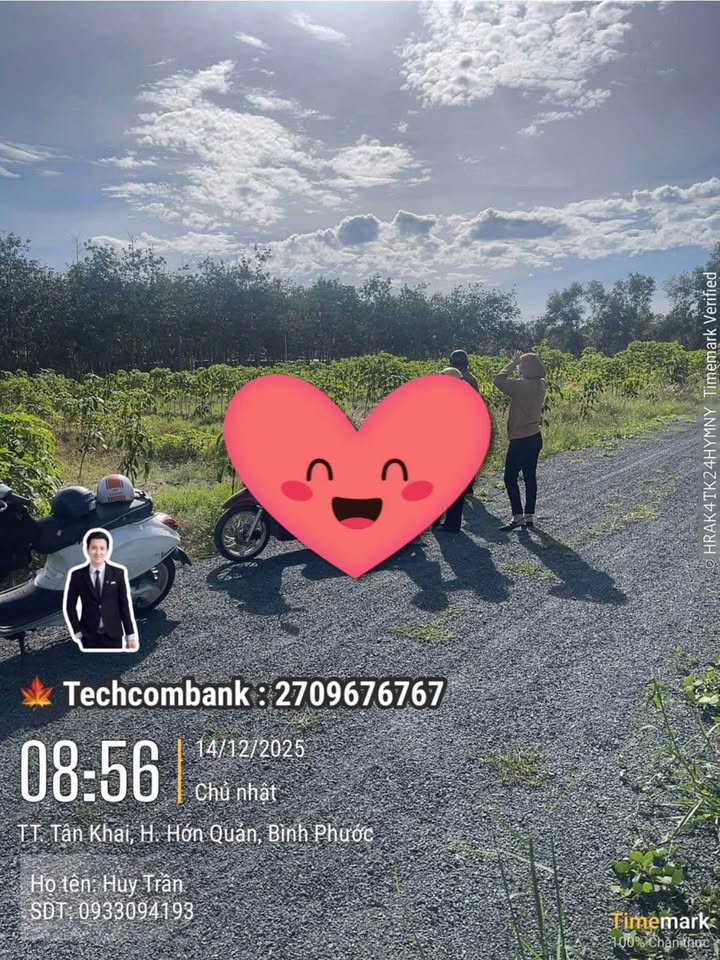 Đất thổ cư KCN Tân Khai, 215m² giá 4xx triệu - Sổ đỏ chính chủ!