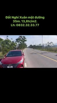Đất Nghi Xuân 35m² giá 483 triệu - Mặt đường rộng 35m thuận lợi!