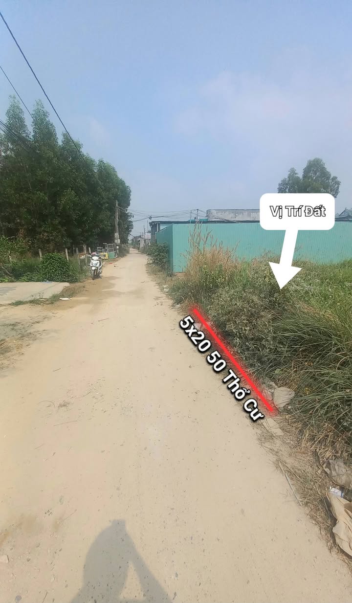 Đất thổ cư tại Thị Vải - Mỹ Xuân 100m² giá 1.2 tỷ - Cơ hội đầu tư sinh lời!