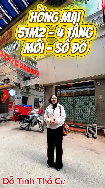 Nhà phố Hồng Mai, Hai Bà Trưng, 51m² giá thỏa thuận - Lô góc, gần phố