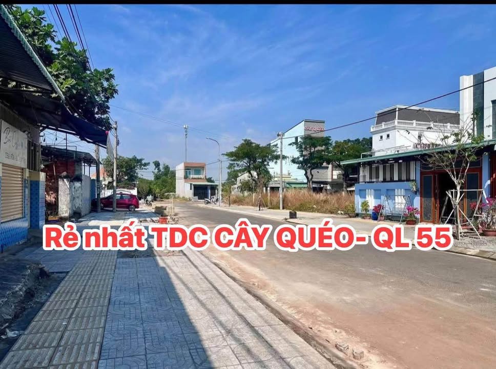 Đất thổ cư Khu Tái Định Cư QL55 Long Điền 90m² giá 1.89 tỷ - Sổ hồng chính chủ!