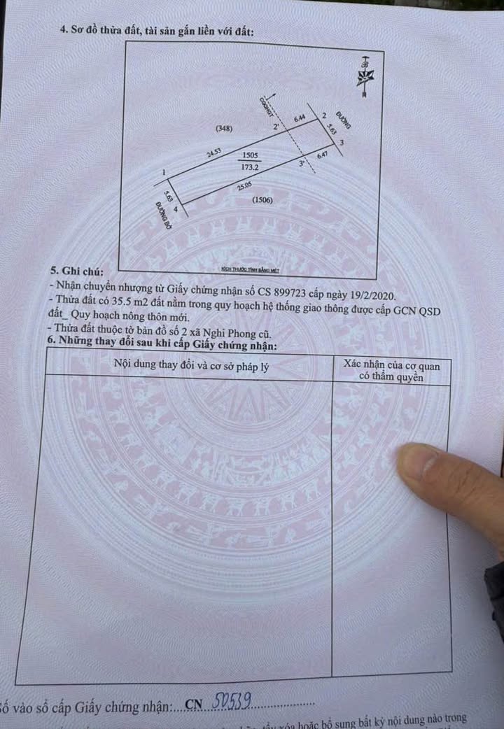 Đất nền Xã Nghi Phong 173,2m² giá 5,8 tỷ - Đường 24 sầm uất!