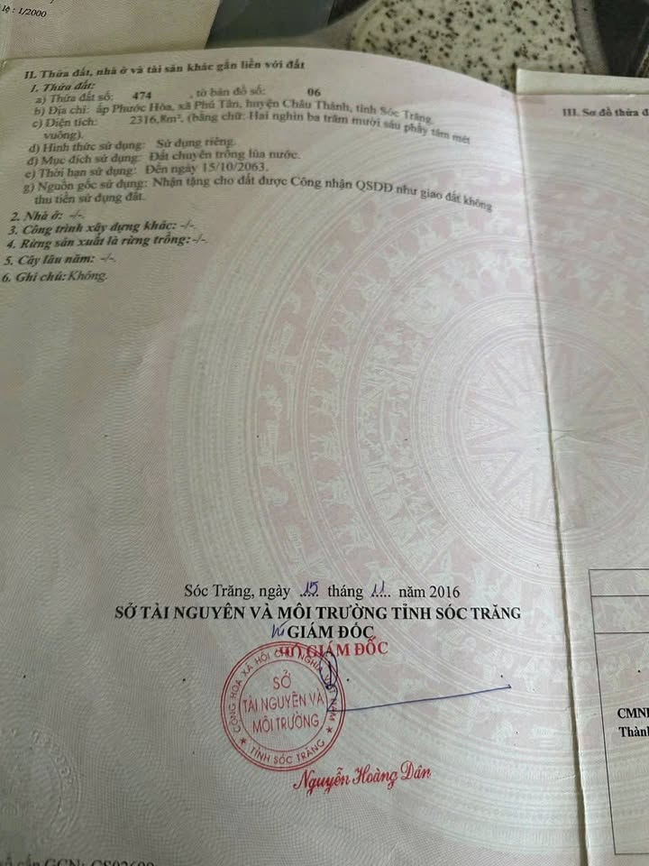 Đất nông nghiệp Huyện Cờ Đỏ 27.000m² giá 9.45 tỷ - Cơ hội đầu tư tuyệt vời!