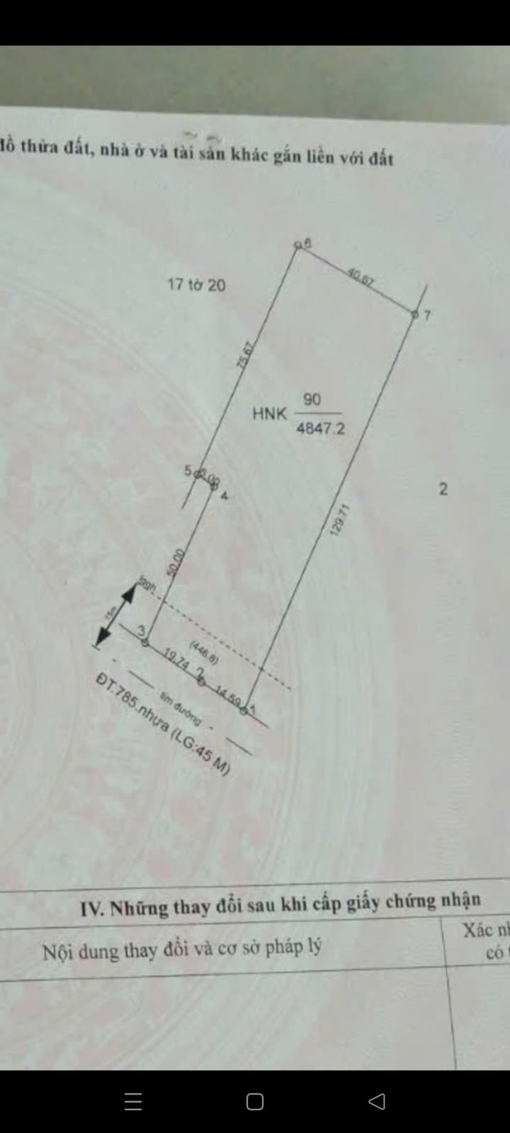 Đất mặt tiền Đường 785, Xã Tân Hưng, 4515m² - Giá 49.815 tỷ, đầu tư sinh lời!