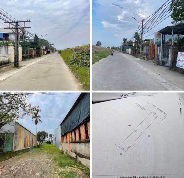 Đất nền mặt tiền đường Dương Thiệu Tước, Thành Phố Huế 218m² giá 3.5 tỷ - Cơ hội đầu tư tuyệt vời!