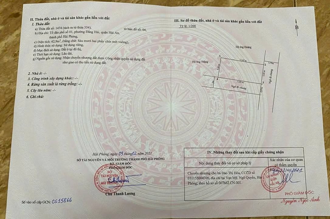 Đất lô góc mặt ngõ Đằng Hải, Hải An 63m² giá 3.35 tỷ - Xây nhà thoáng mát ngay!