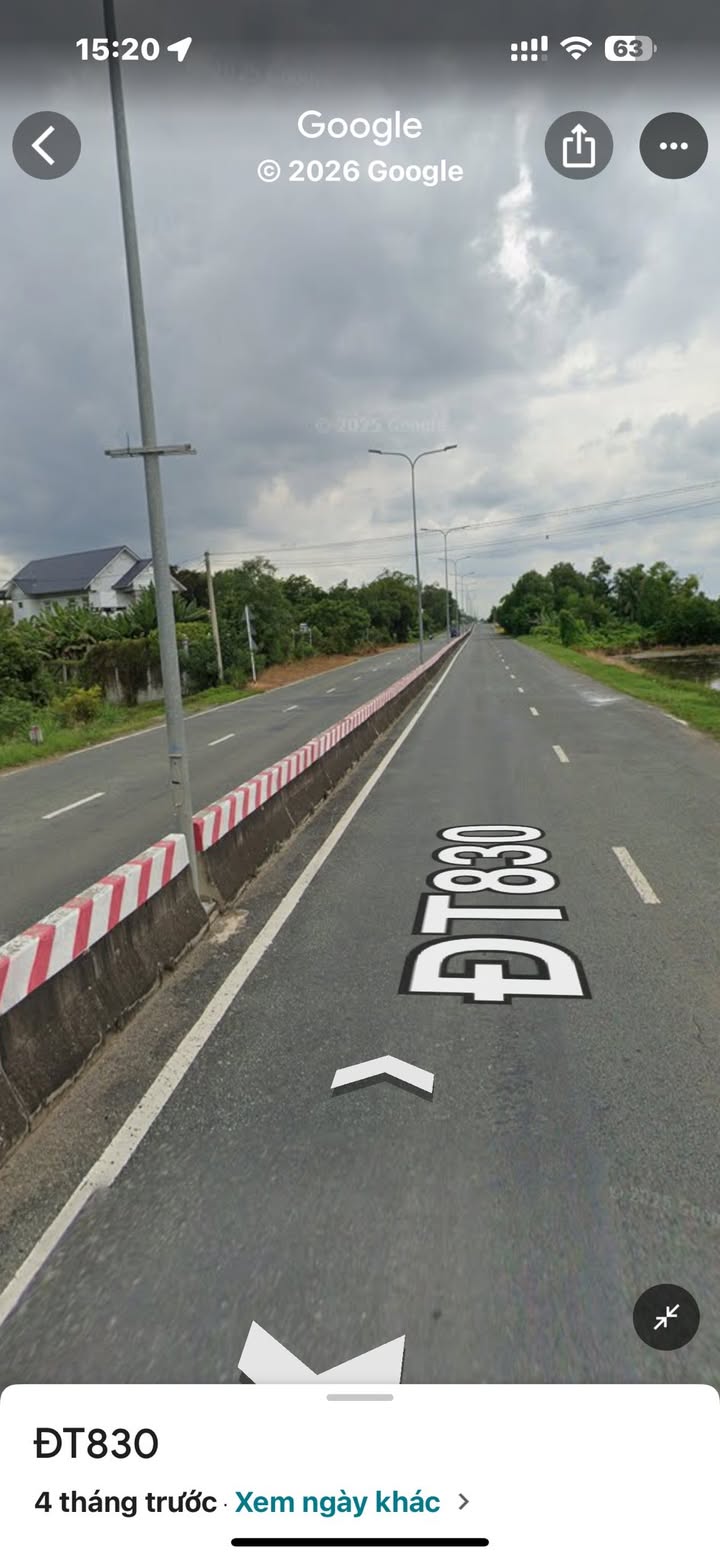 Đất nền mặt tiền đường 830, xã Mỹ Lệ, 1307m² giá 5.7 tỷ - Cơ hội đầu tư hấp dẫn!