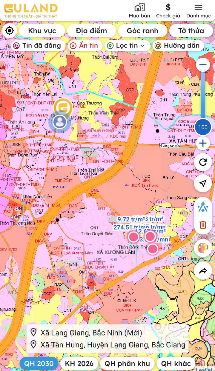 Đất thổ cư thôn Mỹ Hưng, 79m² giá chỉ 8xx triệu - Cơ hội đầu tư tuyệt vời!
