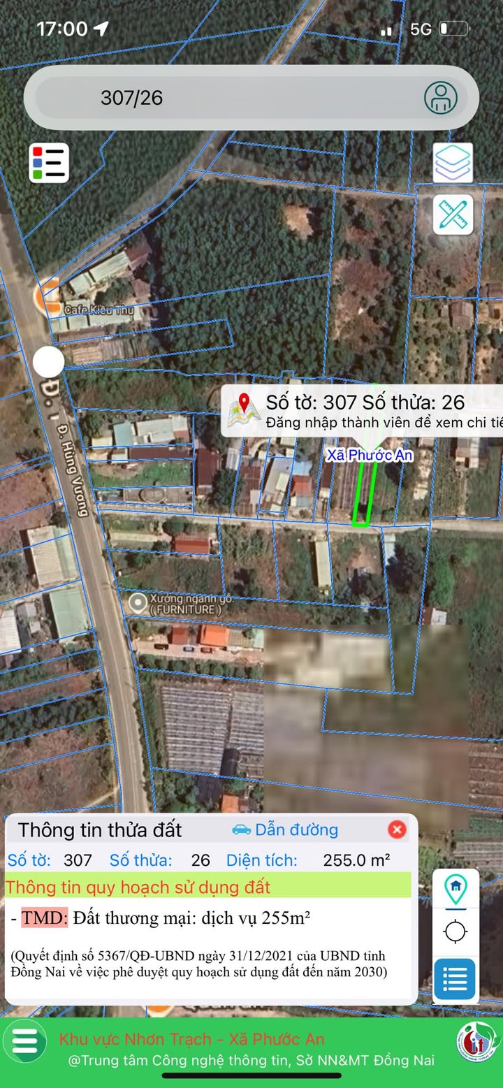 Đất nền Ấp 5 Long Thọ Nhơn Trạch 250m² giá 1.4 tỷ - Sổ riêng chính chủ