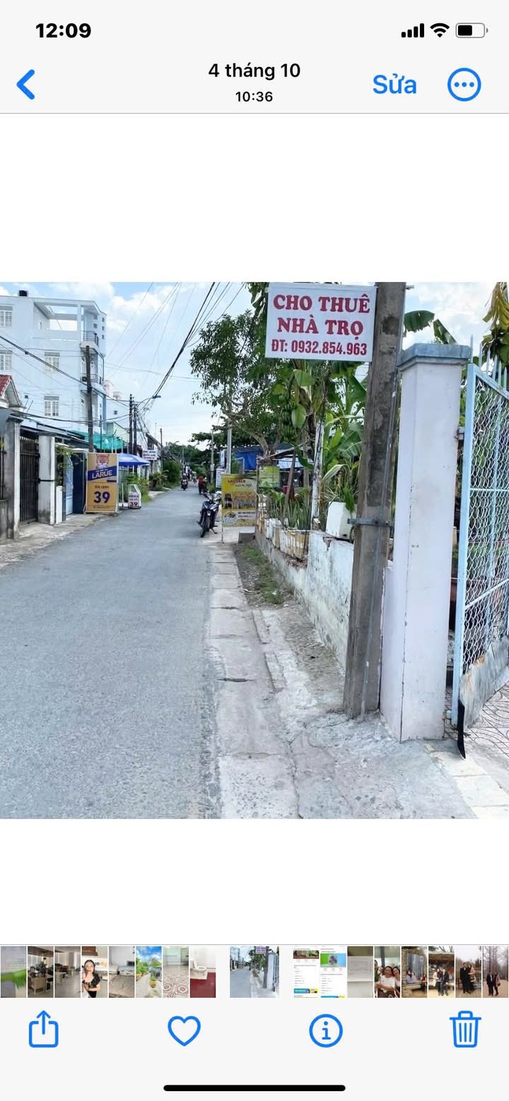 Phòng trọ cho thuê tại Đường Ông Phủ, Vĩnh Long 21m² - An ninh, thoáng mát!