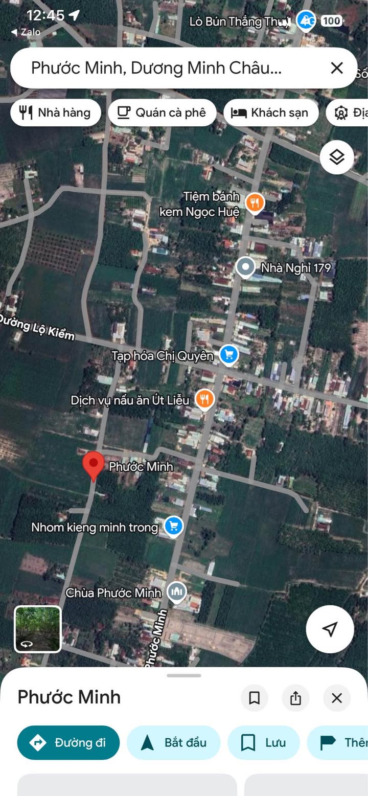 Đất nền 500m² đường nhựa xã Lộc Phú, Lộc Ninh - Giá chỉ 600 triệu!