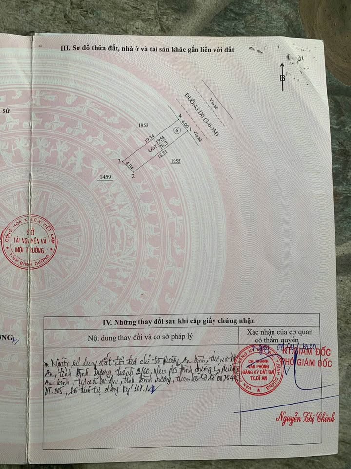 Đất thổ cư Lê Phong Dĩ An 76m² giá 3.45 tỷ - Đầu tư sinh lời ngay!