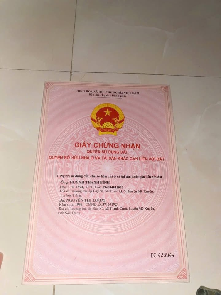 Đất nền mặt tiền Quốc lộ 1A, Thạnh Quới, 600m² giá 700 triệu - Đầu tư sinh lời ngay!