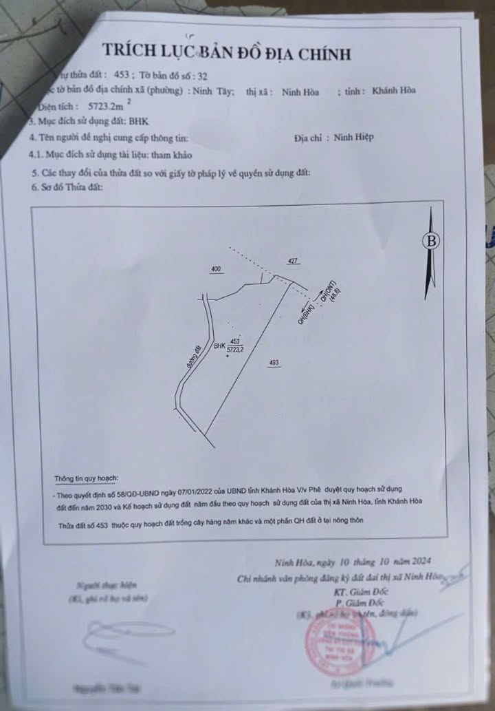 Đất nền Buôn Sim, Ninh Hòa 5723m² giá chỉ 250 triệu - Cơ hội đầu tư hấp dẫn!