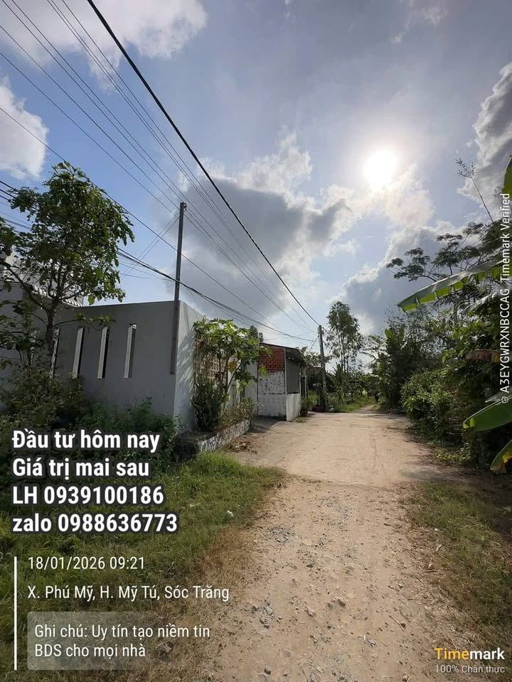 Đất nền Phường 1, Thành phố Sóc Trăng 688m² - Vị trí đẹp, giá thỏa thuận!