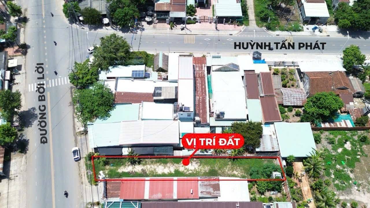 Đất Ninh Thọ, Phường Ninh Sơn, TP Tây Ninh 336m² giá 5.4 tỷ - Mặt tiền đường Bời Lời, thích hợp kinh doanh