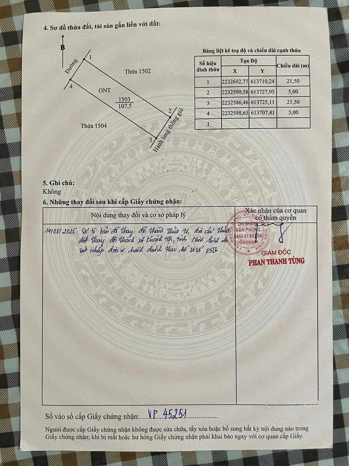 Đất liền kề H6 và H7 Xã Khánh Hội 107,5m² giá 3.3 tỷ - Cơ hội đầu tư tuyệt vời!