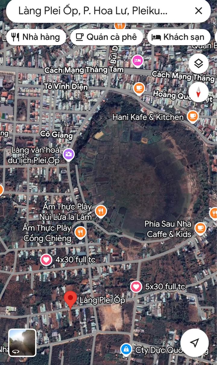 Đất nền Phường Hoa Lư, Pleiku 500m² giá 2.6 tỷ - Đường rộng, vị trí đắc địa!