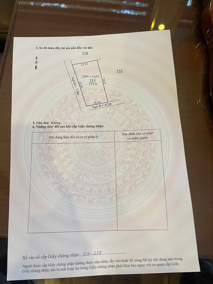 Đất thổ cư 270m² xã Tân Thành, Kim Sơn - Giá chỉ 1.1 tỷ