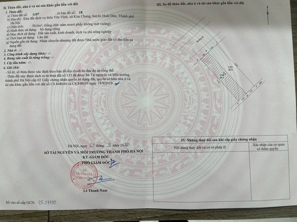 Đất nền Yên Vĩnh, Kim Chung, Hoài Đức 50m² giá chỉ 8 tỷ - Cơ hội đầu tư hấp dẫn!