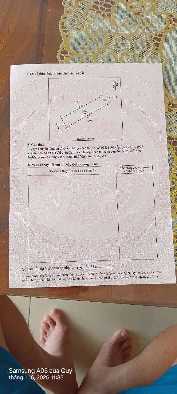 Đất nền phường Đông Vĩnh, 100m² - Giá thỏa thuận chính chủ!