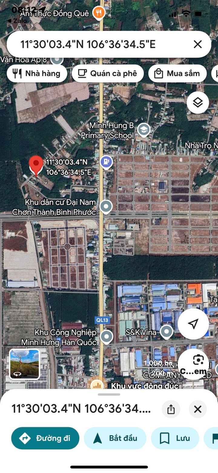 Đất nền Khu phố 8 Minh Hưng 336m² giá 1 tỷ - Tiềm năng kinh doanh cao!